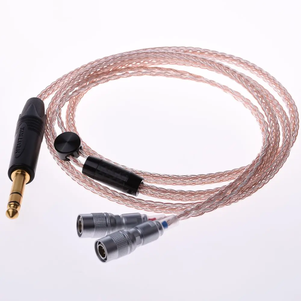 16 ядер 5N Pcocc посеребренный Hi-end Hi-Fi кабель для наушников для Mr динамиков эфир Alpha Dog Prime