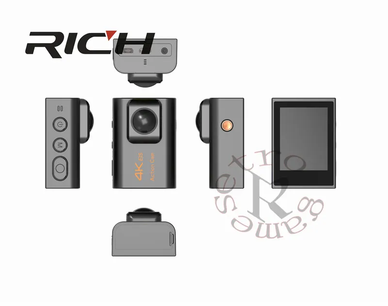 

Mstar N800-R HD 4k 2.4G Remote Wifi 170 degree wide angle Compatible external microphone waterproof 30M Sport Action camera