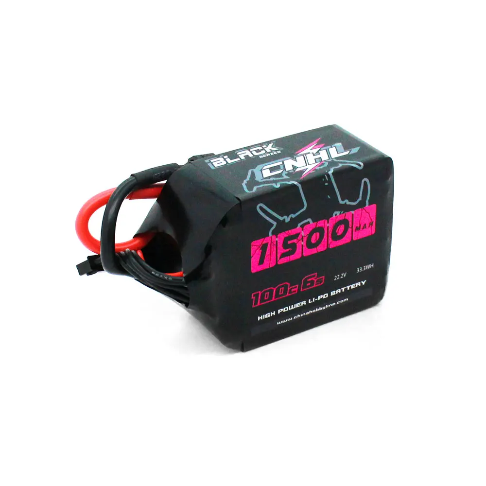 2 шт. CNHL черная серия 1500mAh 6S 22,2 V 100C Lipo аккумулятор lipo с разъемом XT60 для RC грузовика самолета FPV