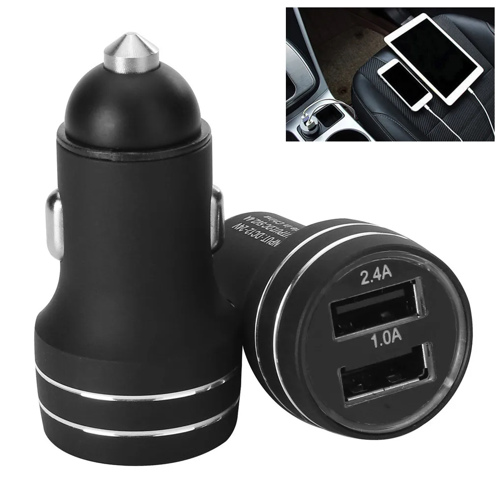 Автомобильное зарядное устройство CARPRIE новое с двумя USB портами быстрая зарядка 5