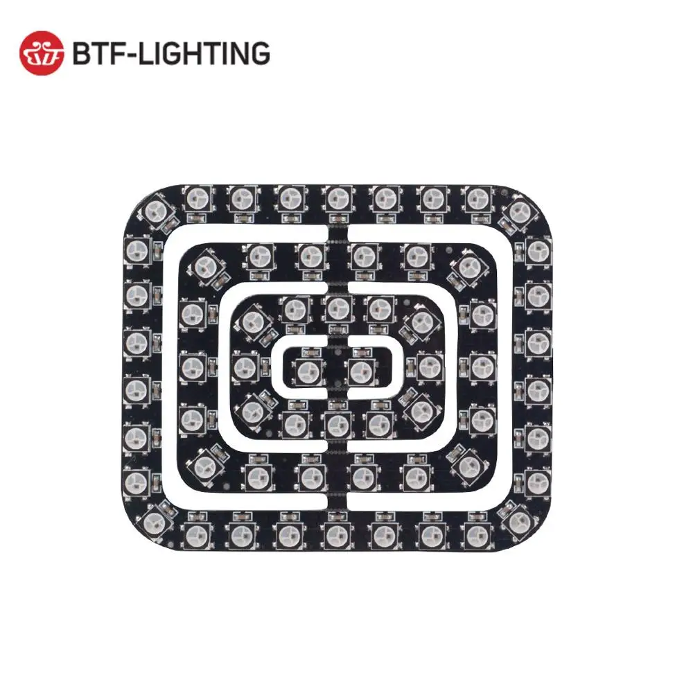 WS2812B SMD5050 красный зелёный синий светодиодный прямоугольный Пиксельная панель