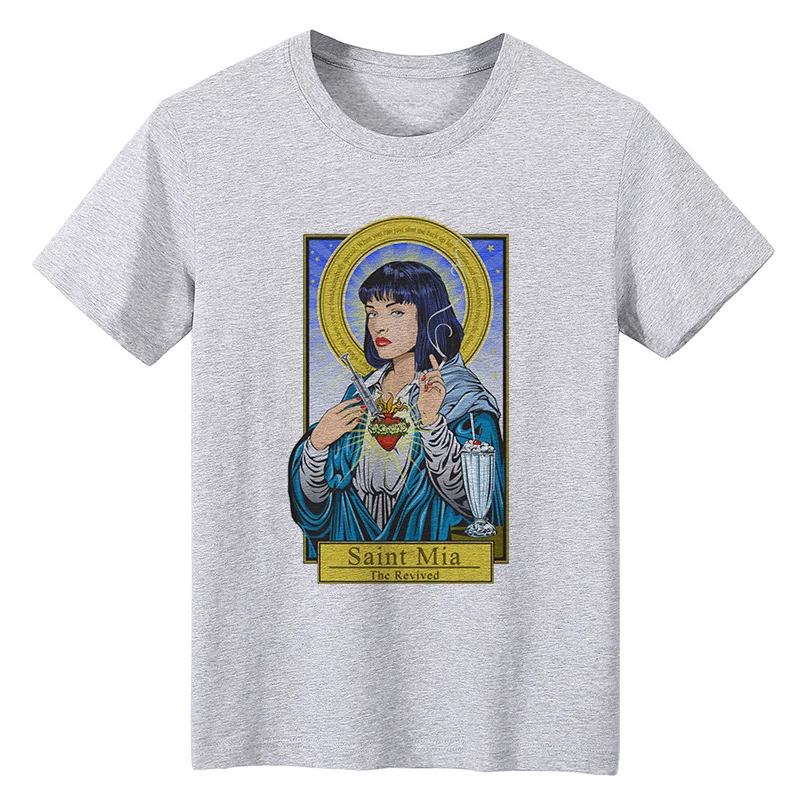 2019 модная женская футболка криминальной фантастики Saint harmia Harajuku винтажная