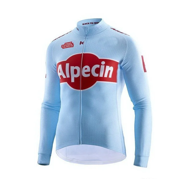 Сезон: весна лето 2019 Катюша ALPECIN PRO команда только с длинным рукавом ROPA CICLISMO