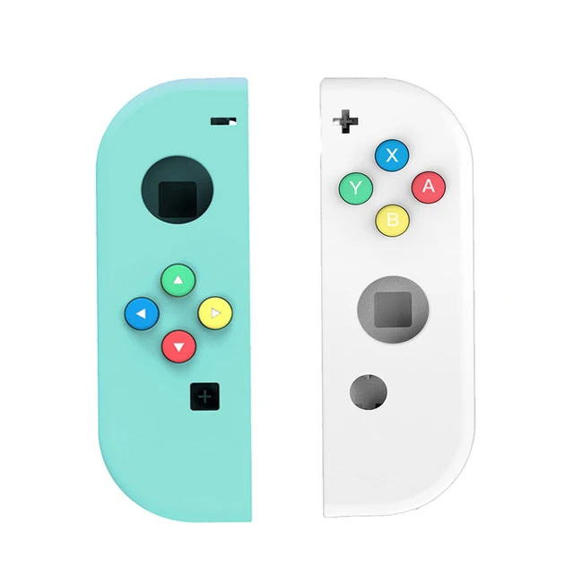 L-Green R-White Сменный корпус для nintendo Switch NS Joy Con, чехол для пульта дистанционного управления, джойстик для джойстика, чехол для корпуса - Цвет: L-Green R-White