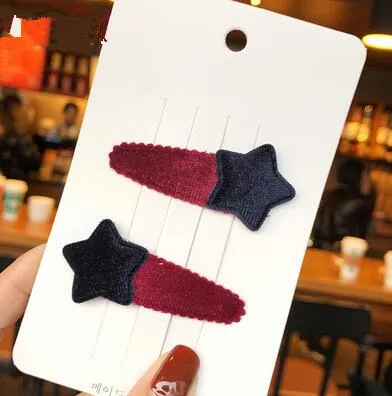 Style 11 Прекрасный комплект из 2 предметов; детские заколки для волос с сердечками для девочек; аксессуары для волос; комплект корейской детской заколки с цветами; головной убор принцессы; - Цвет: Style 11