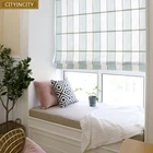 Римские шторы CITYINCITY, полузатемняющие римские жалюзи в средиземноморском стиле, для гостиной, кухни, на заказ