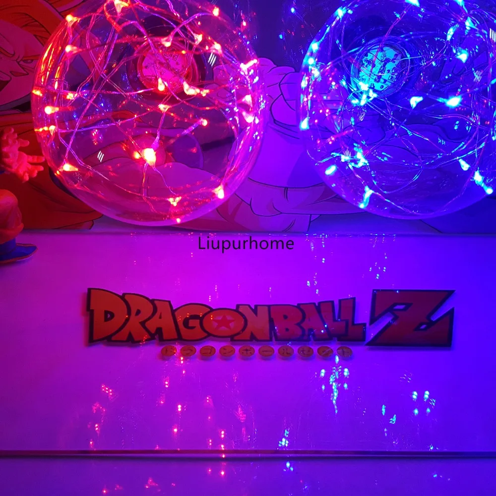 Dragon Ball Сон Гоку против вегсветодио дный ета светодиодные ночники настольная лампа Dragon Ball Z Супер Saiyan DBZ Lampara Рождество ночник