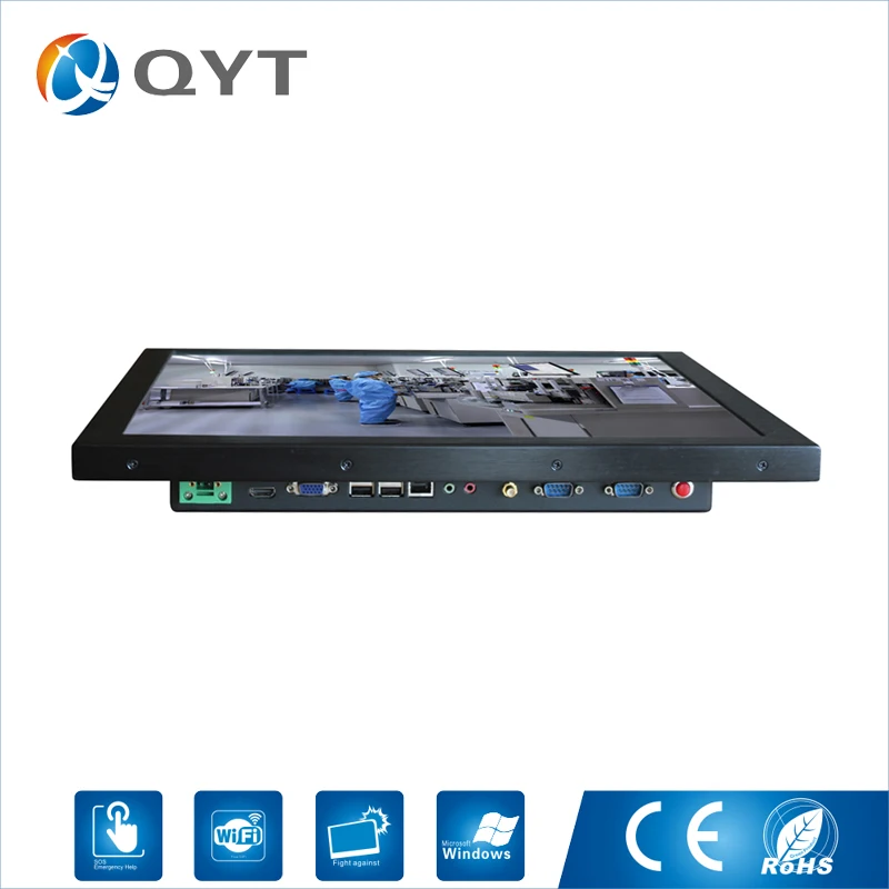 17 &quotпромышленный сенсорный экран все в одном ПК Intel j1900 безвентиляторный