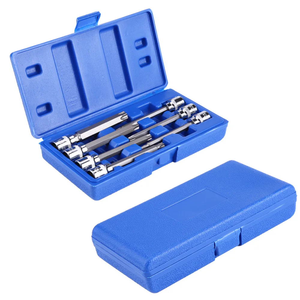 7 шт. 3/8 дюймов привод удлиненный Torx Star Bit Socket Set Kit Car Accessories| |