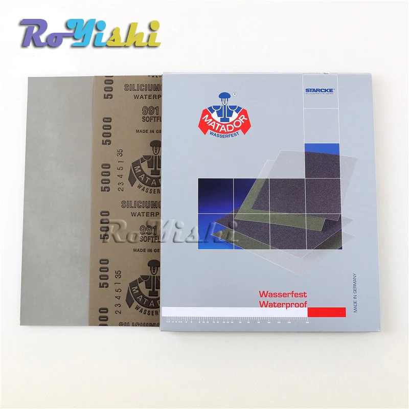 10 листов/упаковка, абразивная водонепроницаемая бумага зернистости 5000