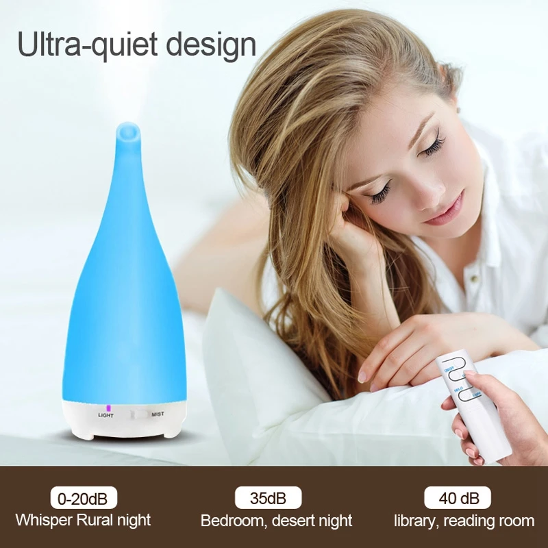 200Ml Essential Oil Diffuser Air Humidifier 7 Color Led Light Cold Fog Manufacturer Aromatherapy For Home Fogger With Remote C | Бытовая
