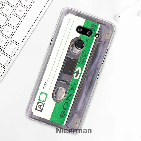 06 Чехол для телефона LG G6 G7 Plus G8 ThinQ V40 V50 ThinQ Жесткий Чехол для ПК Классическая старая кассета чехол Coque Capa - Цвет: 06