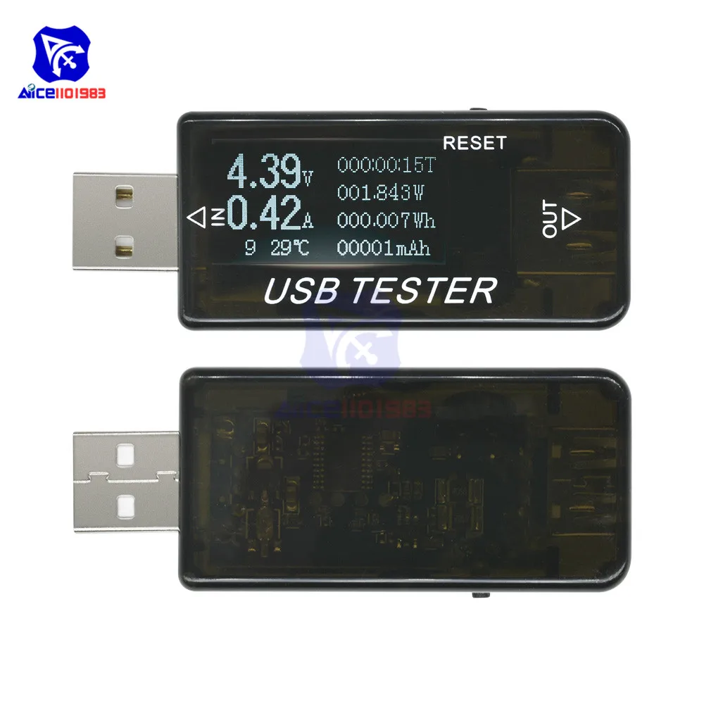 8 в 1 QC2.0 QC3.0 4 30 электрическая мощность USB тестер напряжения измеритель тока