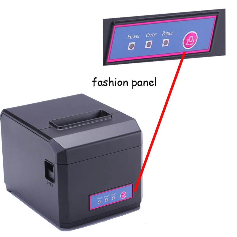 80 мм Bluetooth термопринтер с английским драйверы pos Android билет принтера для ресторана