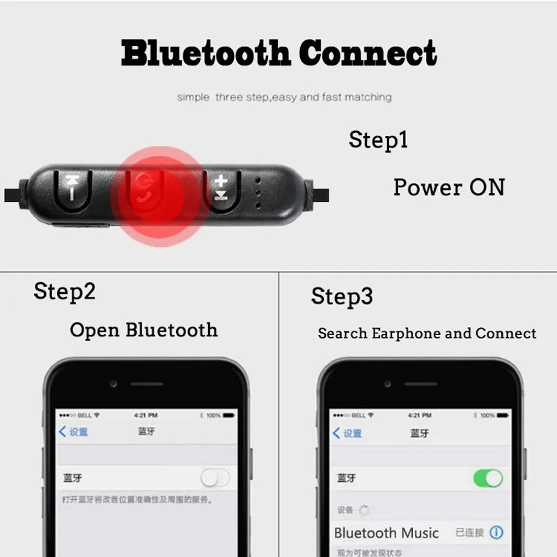 XT-11 магнитные Bluetooth Наушники V4.1 стерео спортивные водонепроницаемые наушники беспроводные наушники-вкладыши с микрофоном для iPhone samsung