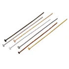 100-200 шт.лот, золотые металлические шариковые головки, булавки для ювелирных изделий, сделай сам, шпильки диаметром 0,7 мм, Длина 16 20 25 30 35 40 50 мм