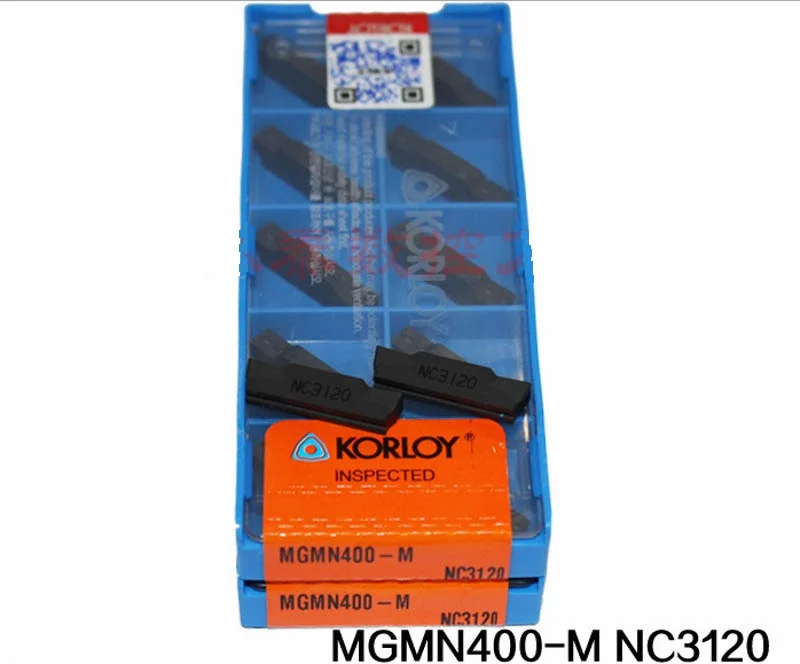 MGMN400 M NC3120 бренд Korloy ISO Вольфрам вставки карбида токарный инструмент фреза для