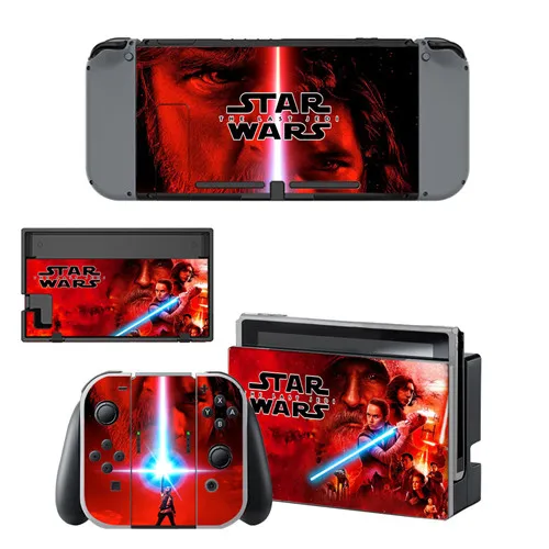 YSNS1016 Стикеры Звездных войн, nintendo switch, кожа, переключатель, Vinilo, наклейка для nintendo Switch, NS, консоль, контроллер Joy-con - Цвет: YSNS1016