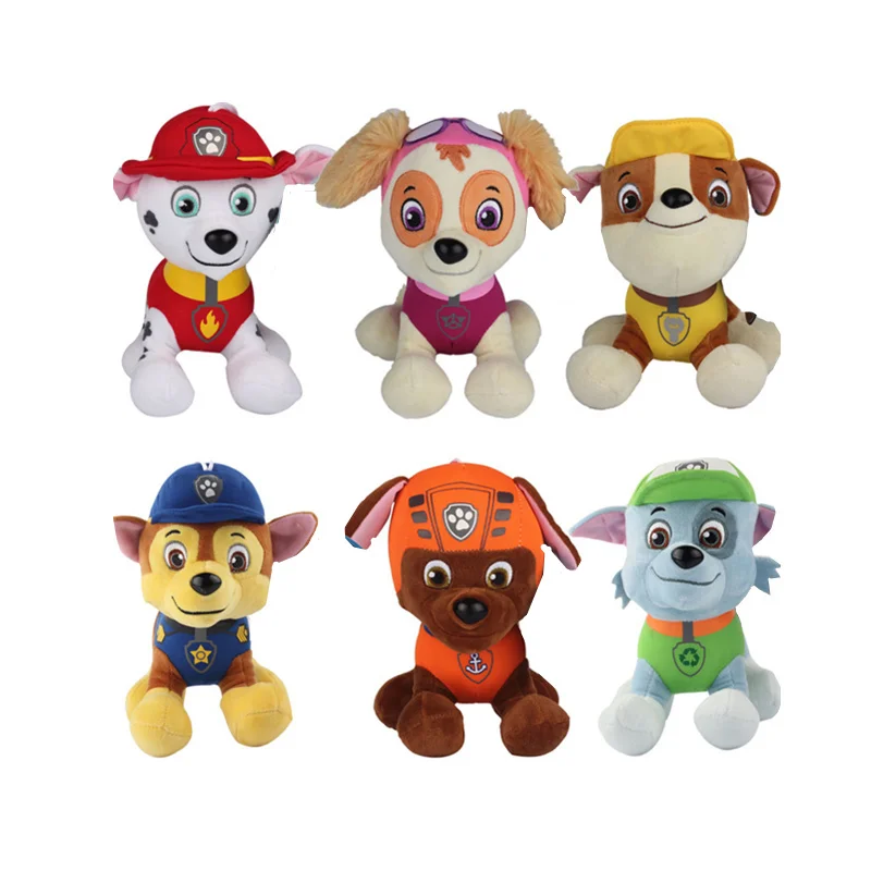 20 см PAW Patrol кружки Paw плюшевые игрушки чучела Кукла Плюшевая хлопковая собака