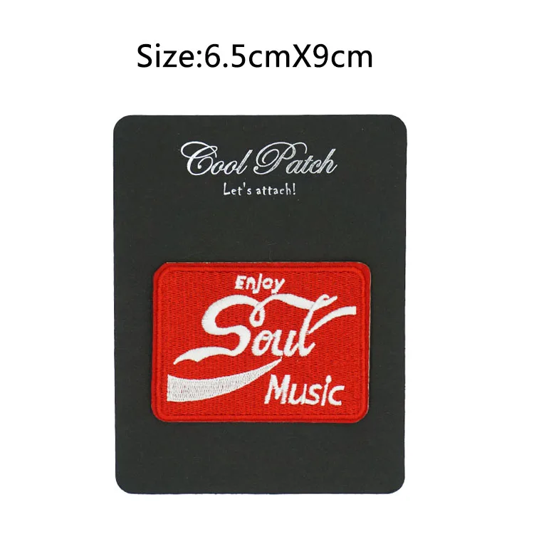 Музыкальная повязка с логотипом Enjoy Soul Ska музыкальная нашивка из тяжелого металла