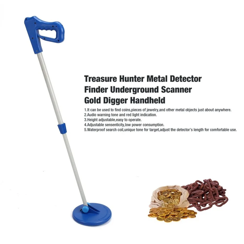 Metal Detector Underground Handheld Treasure Hunter Gold Digger Search Finder Sensitive Adjustable Scanner Hunting Detecting | Инструменты