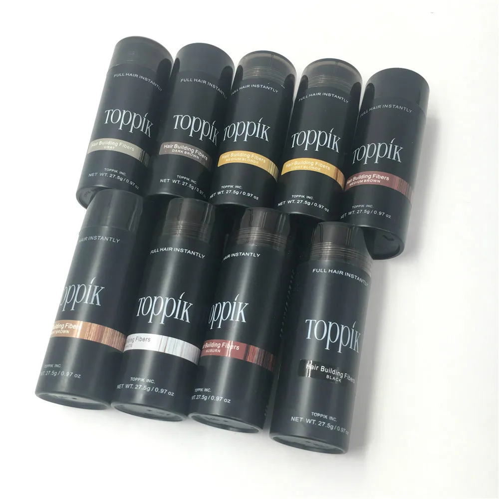 Салон Красота волосы Toppik волокна кератина 27 5g макияж для Волос Здание Волокон