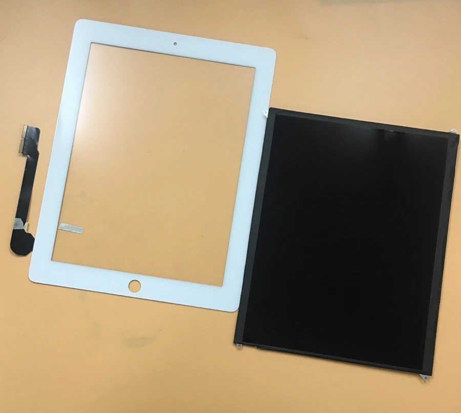 Для ipad 3 3rd сенсорный экран сенсор дигитайзер сенсорная панель стекло + ЖК-дисплей