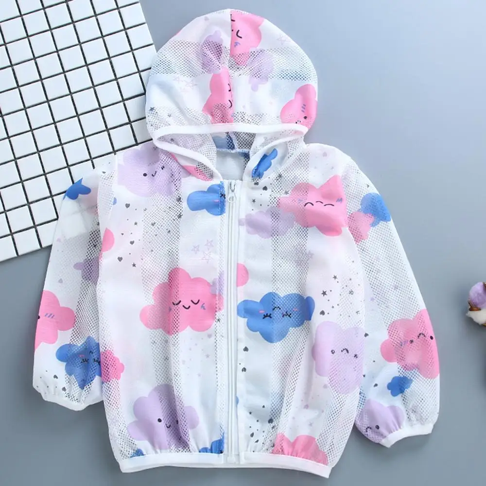 Летняя Солнцезащитная куртка для детей ясельного возраста верхняя одежда с