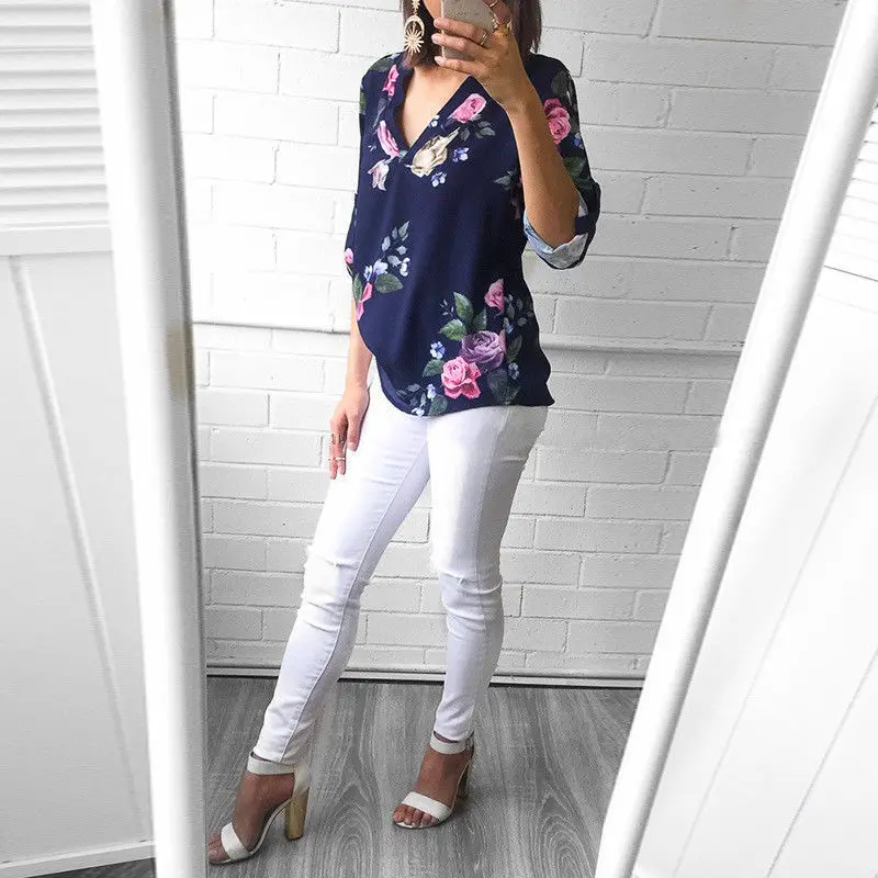 

women blouse fashion female womens top floral fall winter festivals classics comfort elegance shirt ladies clothing top korean