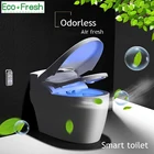 Умный туалет EcoFresh wc, Встроенный Автоматический мгновенный умный туалетный чехол для мытья, сухой массаж, дистанционное управление