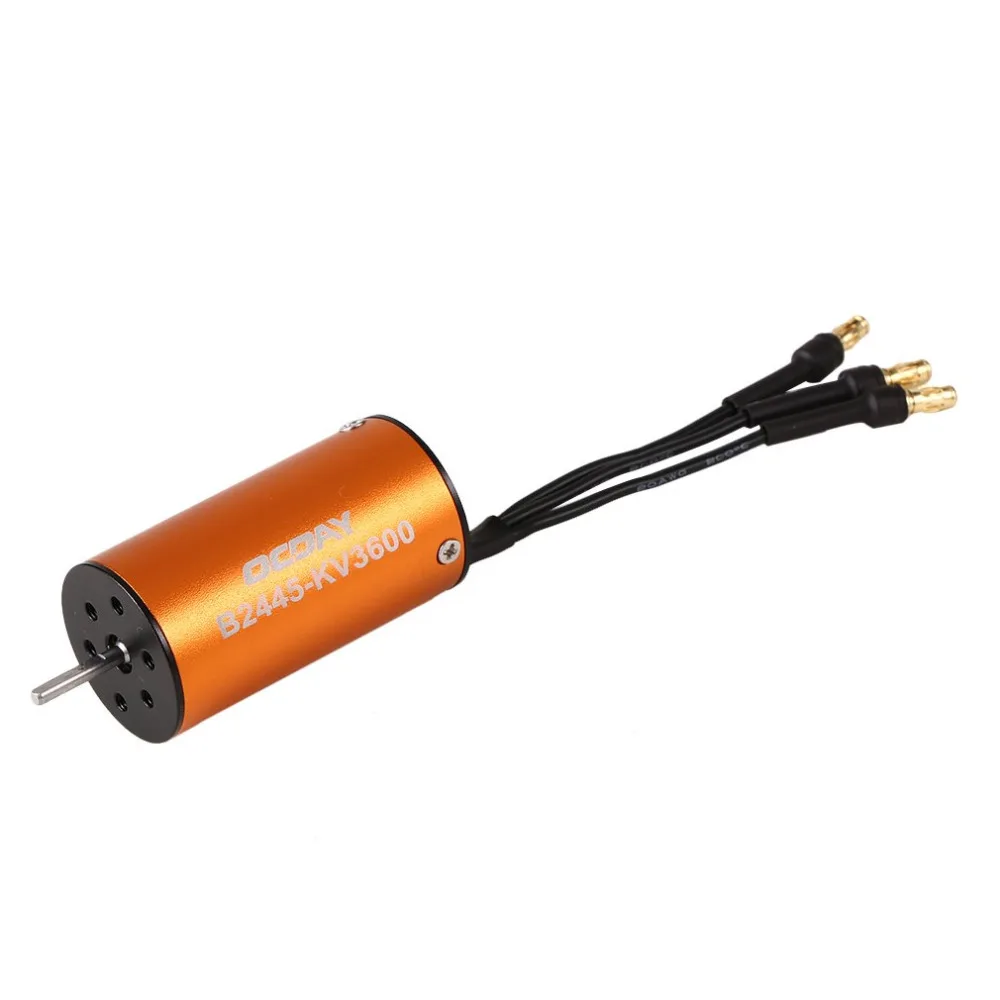 1 шт. ocday 2445 B2445 3000KV 3600KV 5400KV двигателя бессмысленно безщеточный Водонепроницаемый