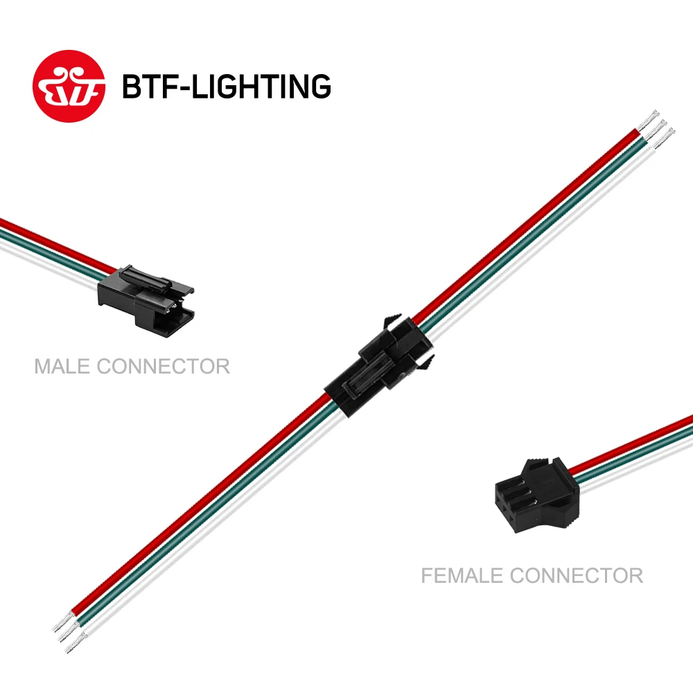 10 пар 2pin 3pin 4pin 5pin JST SM led разъем Мужской Женский кабель провод для светодиодной