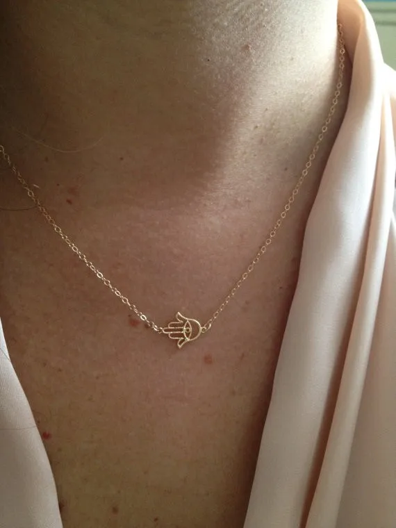 1 шт. подвеска в виде руки Хамса ожерелье горячая Распродажа женские Украшения