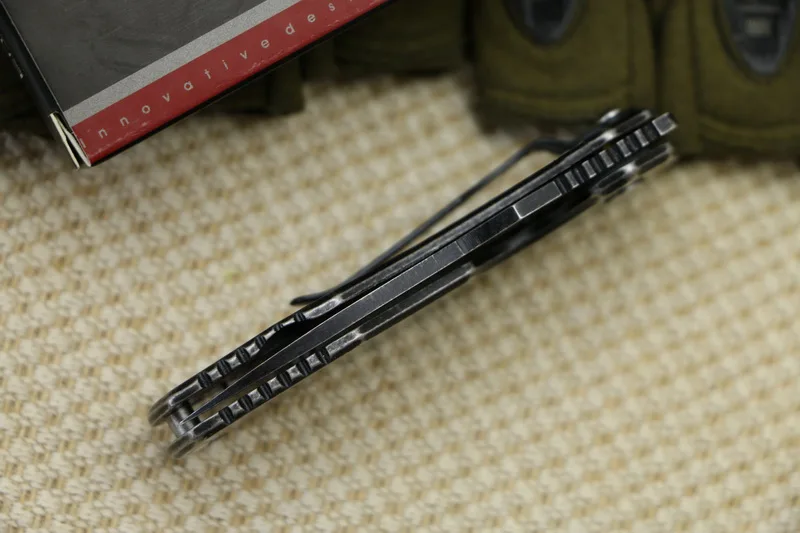 Enlan EW105 черный складной нож 8Cr13Mov лезвие стальная ручка Открытый Отдых EDC