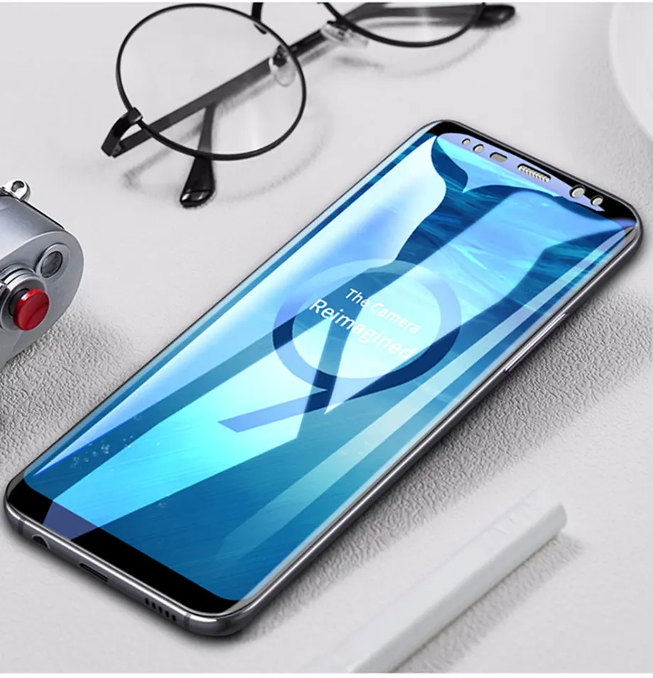 Изогнутое закаленное взрывозащищенное стекло для samsung Galaxy S9 S8 Plus Note 8 9 Защитная пленка для экрана на S7 S6 Edge