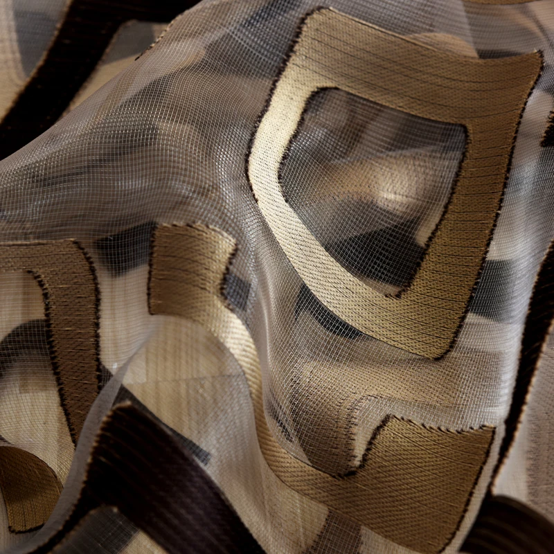 NAPEARL 1 шт. органза занавески на окна готовые отвесные панели тюль квадратные