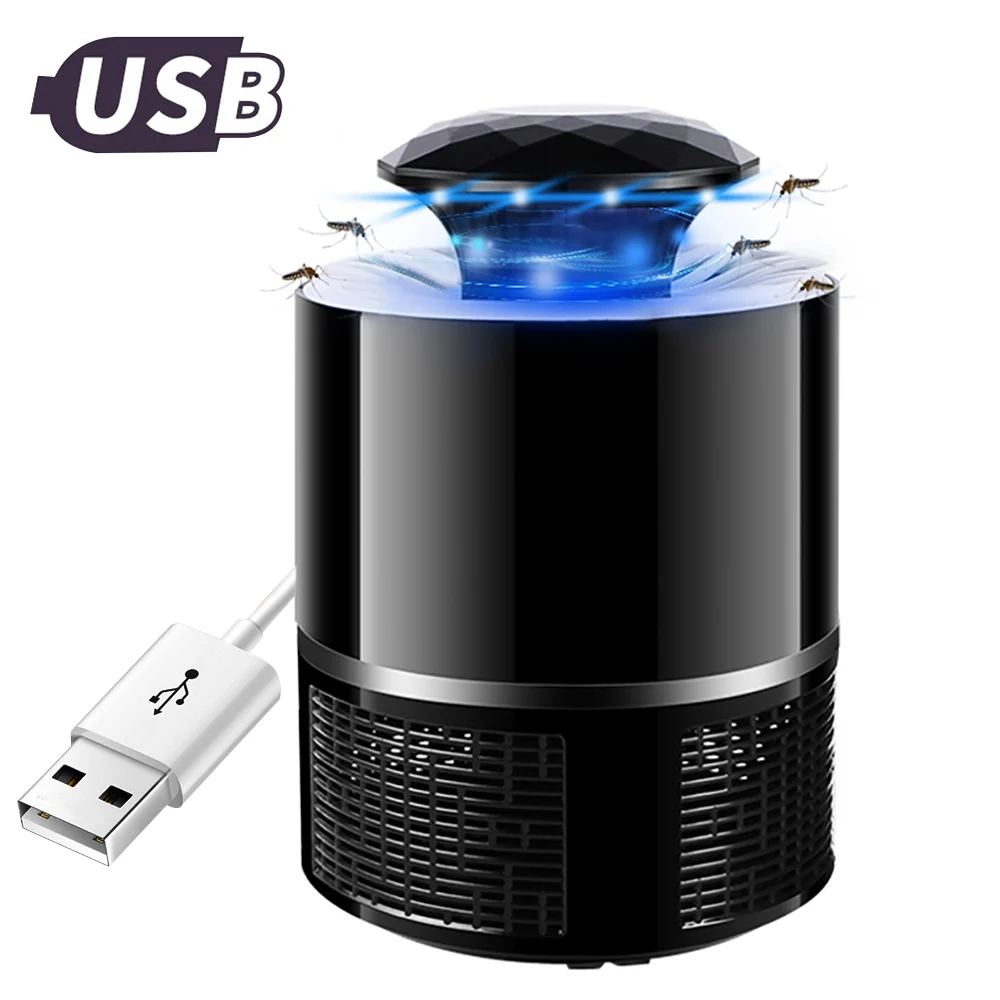 Новинка 2019 электрическая лампа убийца комаров USB Электрический светильник от
