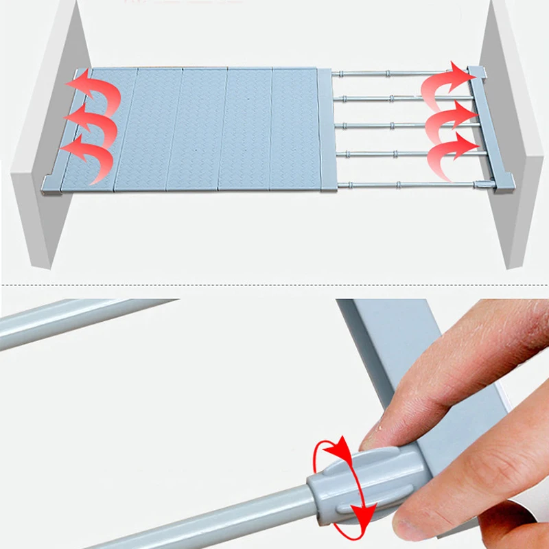 Регулируемый шкаф полки на стене Экономия пространства и Estante Органайзер полка