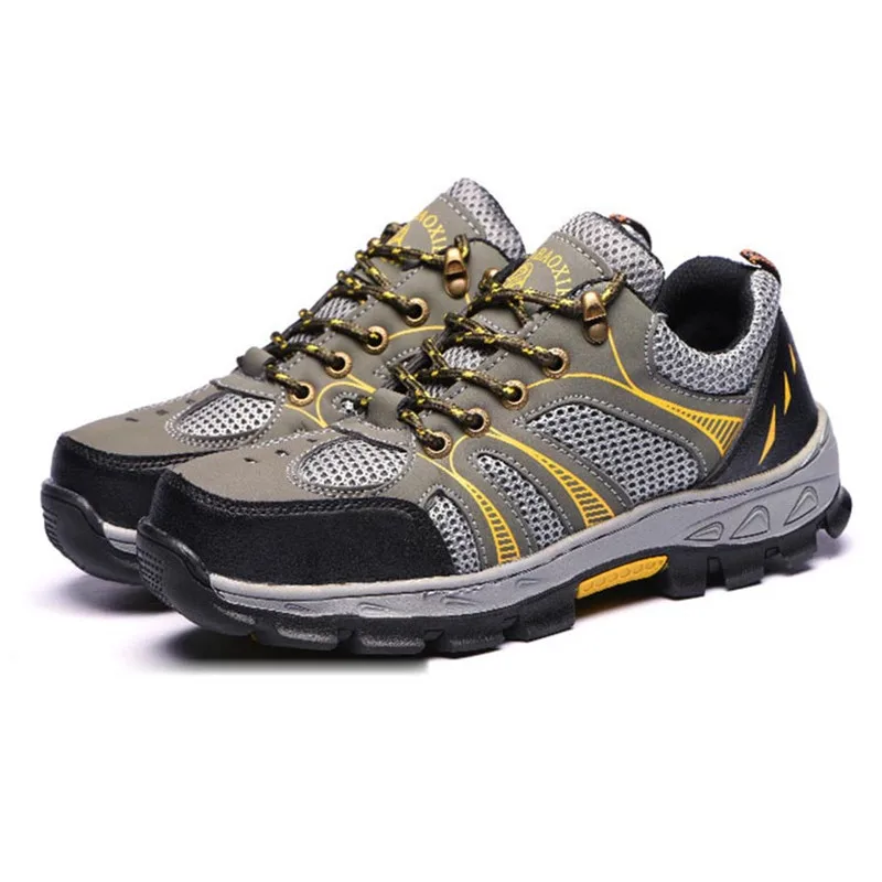 Summer Men's Shoes Ladle Protective Work Safety Boots Lightweight Breathable Wear-Resistant Anti-Smashing Tennis | Обувь