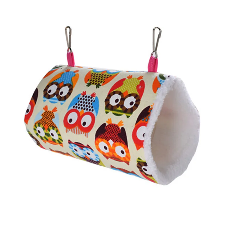4 Color Pet Hammock Bird Parrot Hamster Hanging Soft Bed Cages Nest for Squirrel Rat Small Animal Cage House Toys M/L | Дом и сад