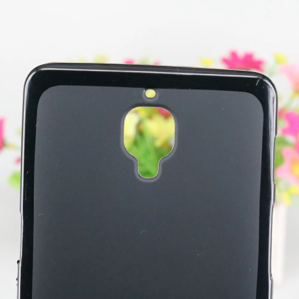 Чехол для Oneplus 3 T черный мягкий силиконовый чехол из ТПУ One Plus задней панели