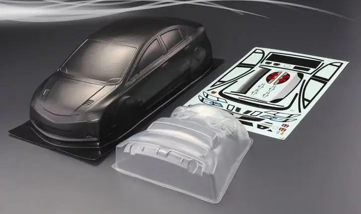 1/10 RC автомобиль ПК прозрачный корпус 195 мм HHonda Civic CRZ Гибридный на дороге Дрифт Yokomo