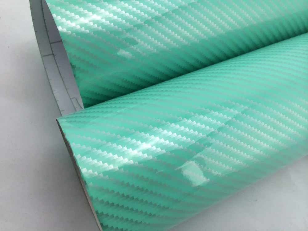 Автомобильная Глянцевая 2D углеродного волокна виниловая фольга Tiffany оберточная