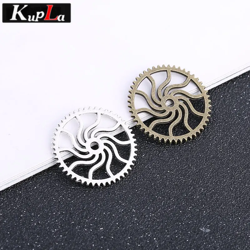 Винтажные металлические Стимпанк Шестерни очарование Мода DIY классические