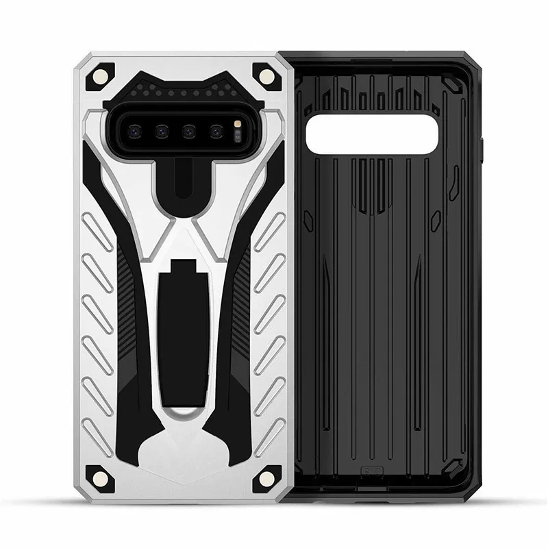 Гибридный армированный чехол-подставка для Samsung Galaxy S9 Plus резиновый чехол S7 edge S8 S10