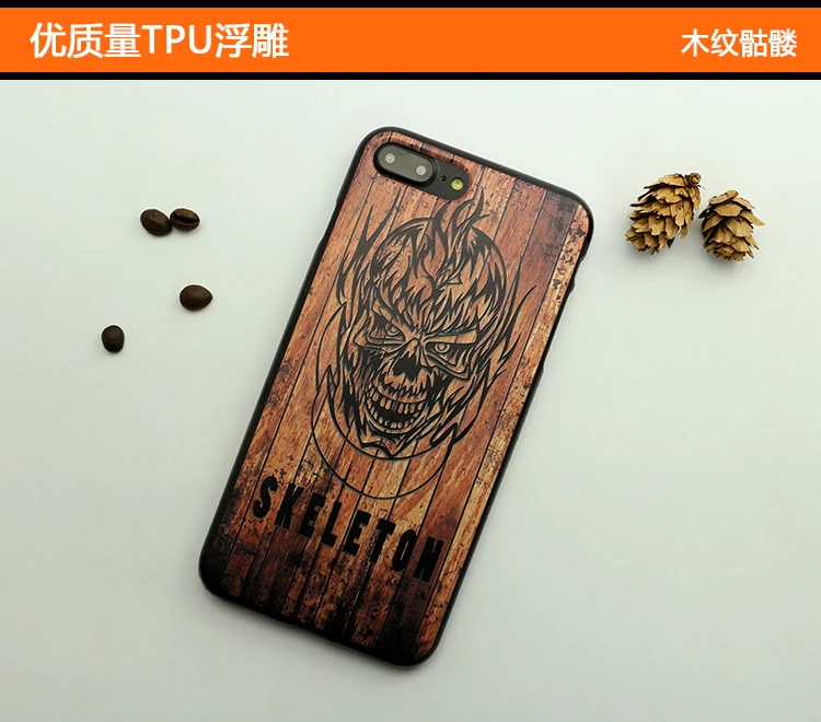 Чехол для телефона серии Wood Relief мягкий чехол из ТПУ с рисунком IPhone 5/6/6s/6plus/6s