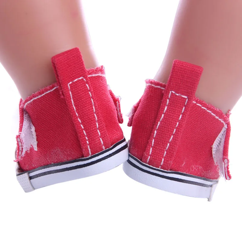 Кукла аксессуары красный Canvas shoes Fit 43 cm baby born Zapf дети Best подарок на день рождения