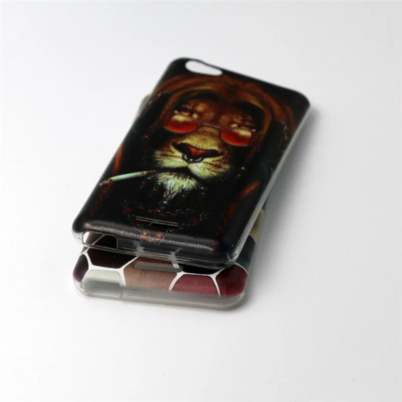 Мультяшный чехол для Highscreen power Rage EVO мобильного телефона TPU окрашенный красивый