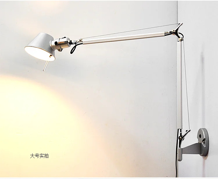 売る レトロロフトインダストリアルヴィンテージled壁ランプライト付きロングアーム58 + 56センチ壁取り付け用燭台屋内装飾バーレストラン寝室アートランプ