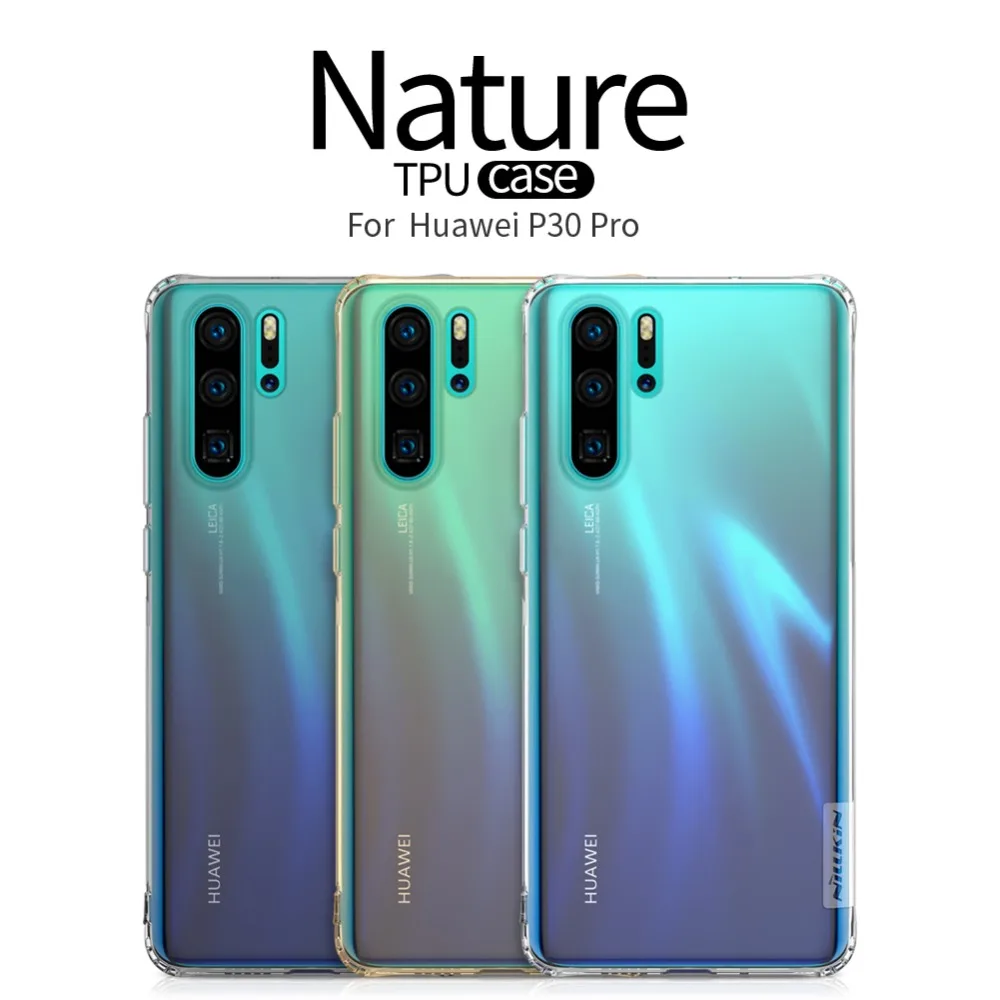 Чехол для телефона 10 шт./лот Huawei P30 Pro чехол Nillkin Nature мягкий из ТПУ p30 pro чехол|Сумки